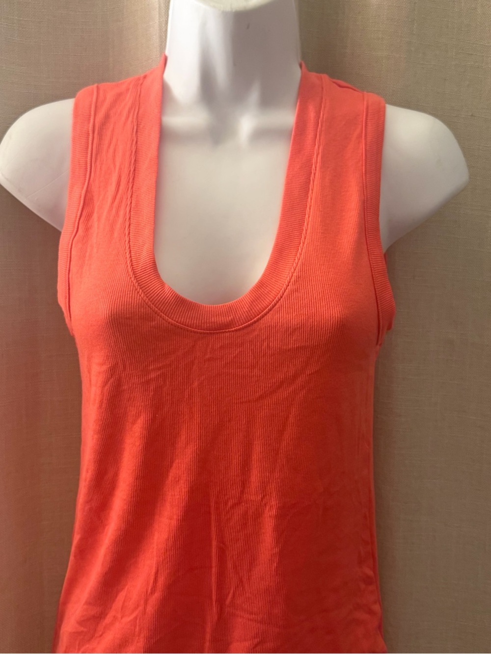 Target Coral Scoop Neck Tank Top